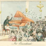 Liszt in the concert salon, 1842